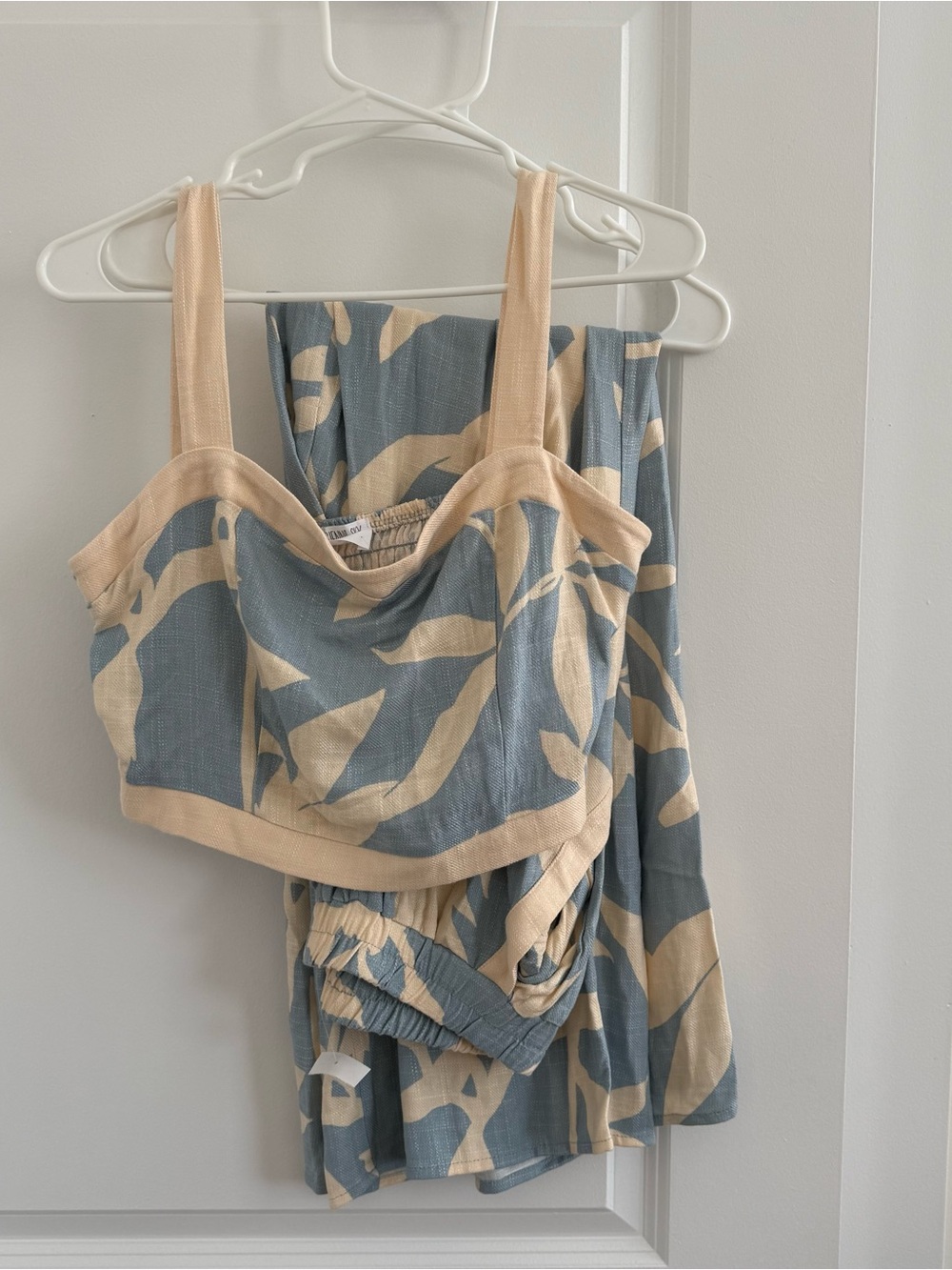 Sienna Sky Blue and Cream 2 Piece medium NWT